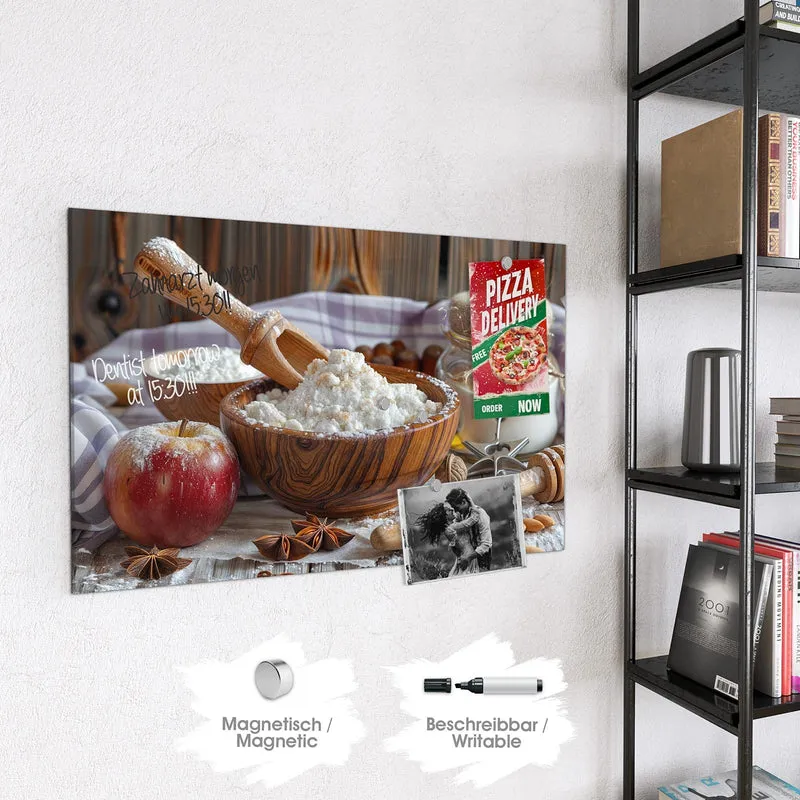 Magnettafel - Rustikales Backen