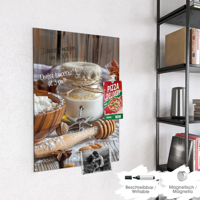 Magnettafel - Rustikales Backen