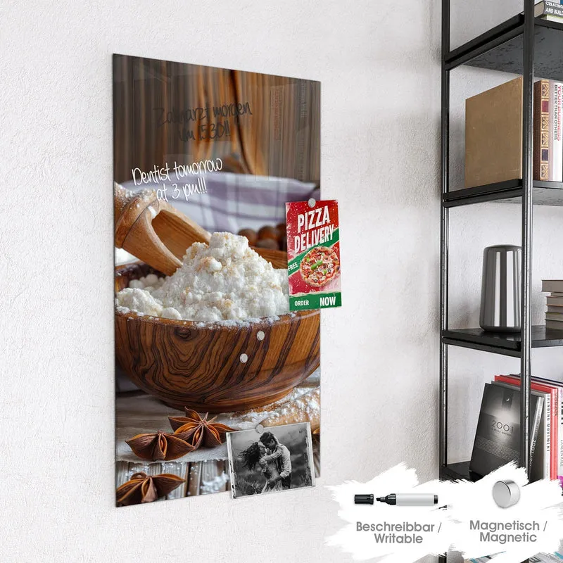 Magnettafel - Rustikales Backen