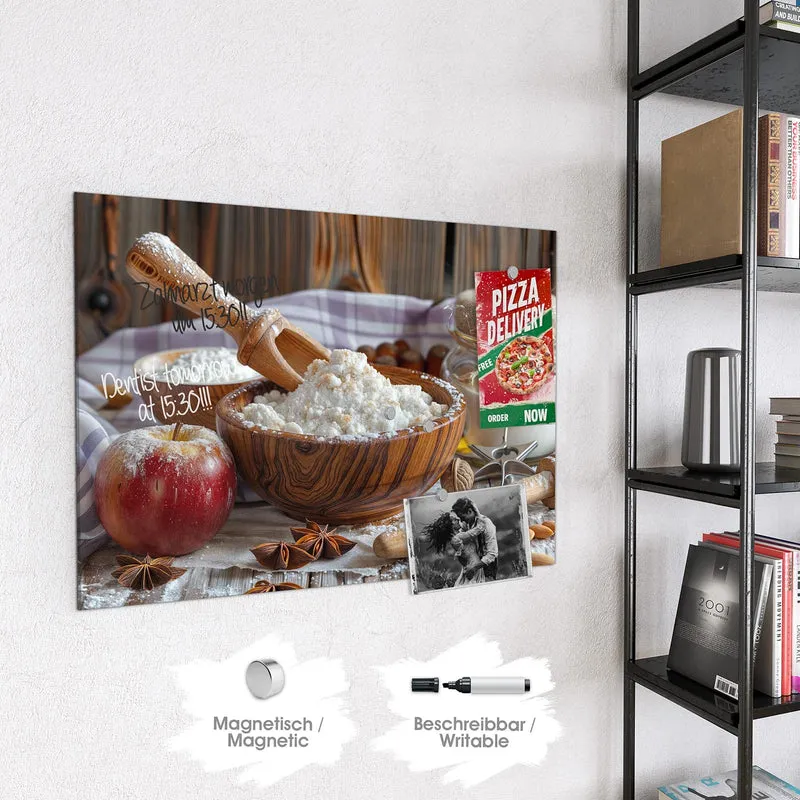Magnettafel - Rustikales Backen