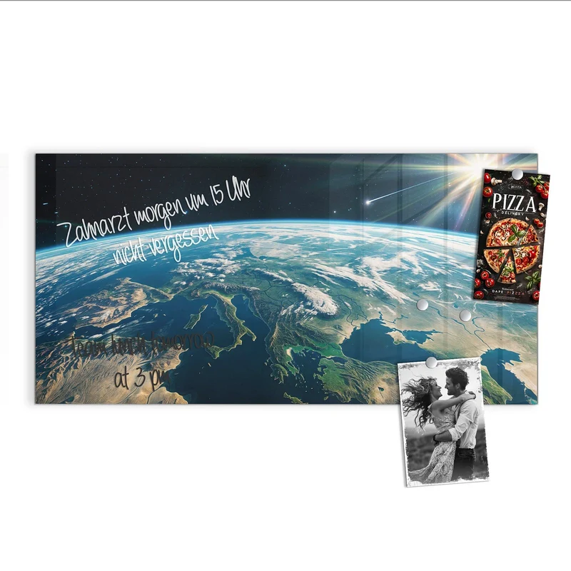 Magnettafel - Blauer Planet