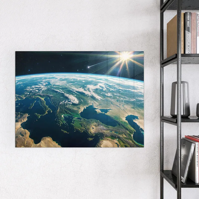 Magnettafel - Blauer Planet
