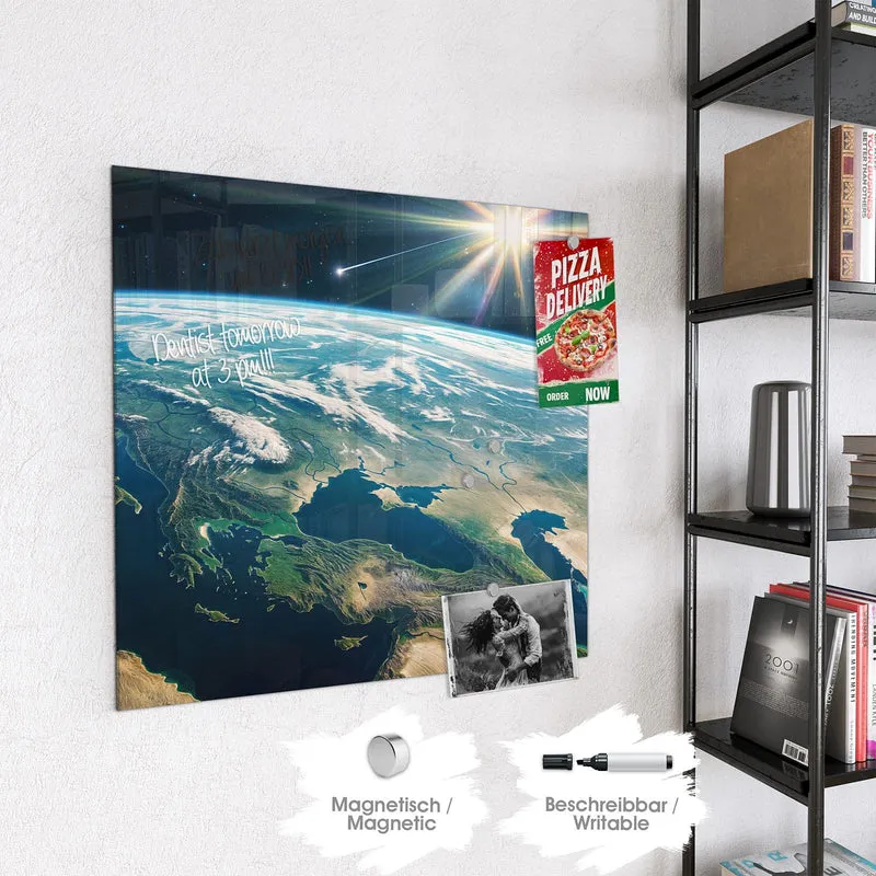Magnettafel - Blauer Planet