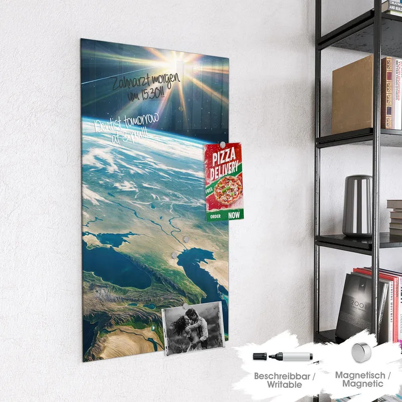 Magnettafel - Blauer Planet