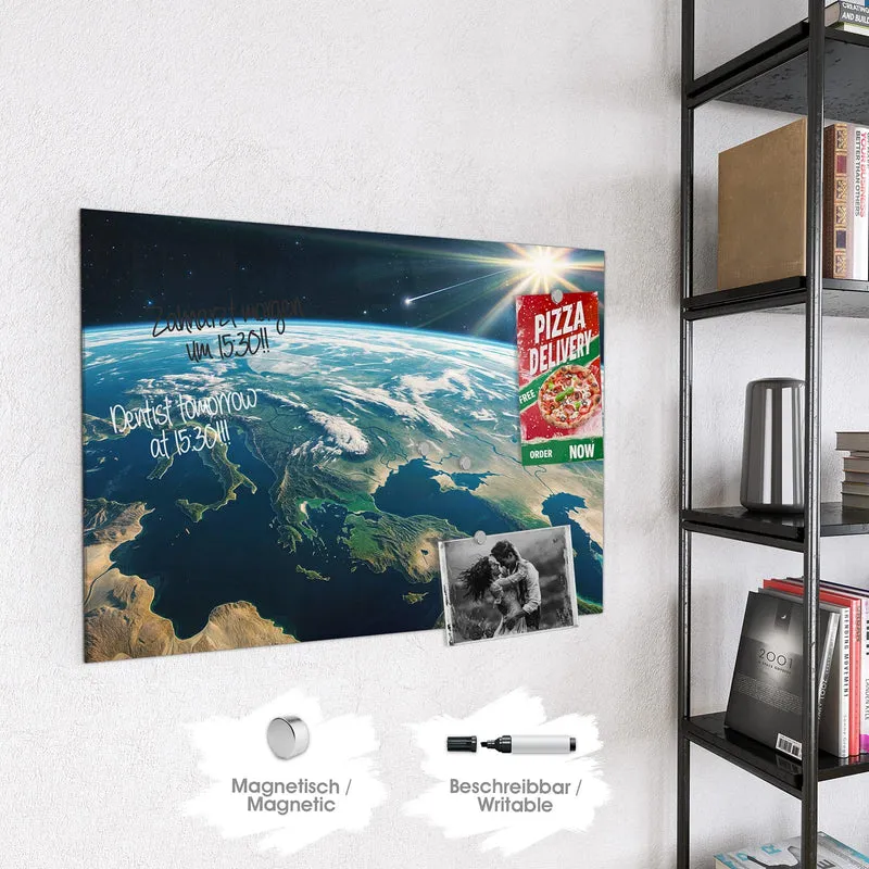 Magnettafel - Blauer Planet