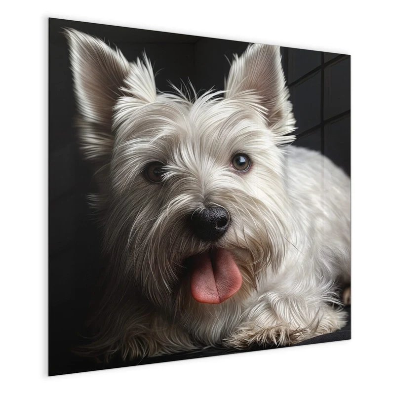 Magnettafel - Weißer Terrier