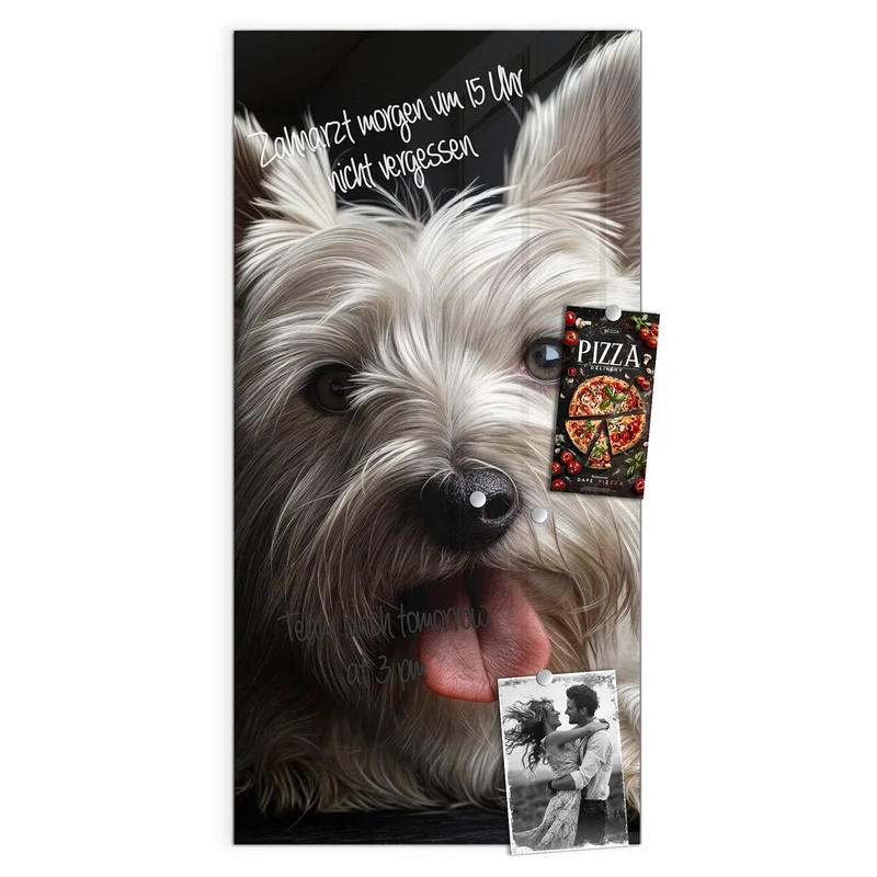 Magnettafel - Weißer Terrier