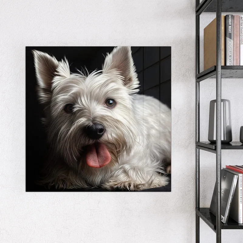 Magnettafel - Weißer Terrier