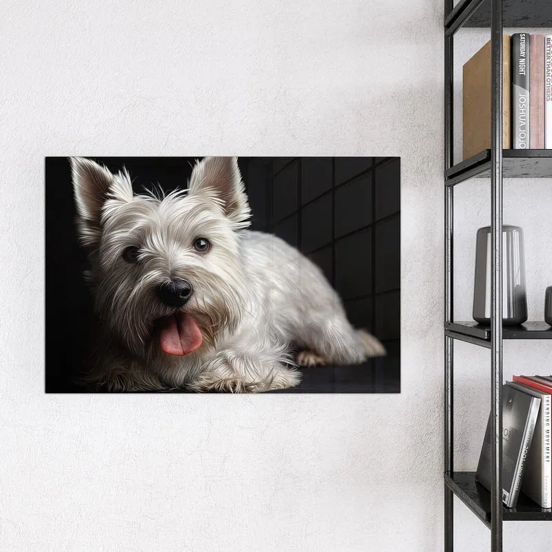 Magnettafel - Weißer Terrier
