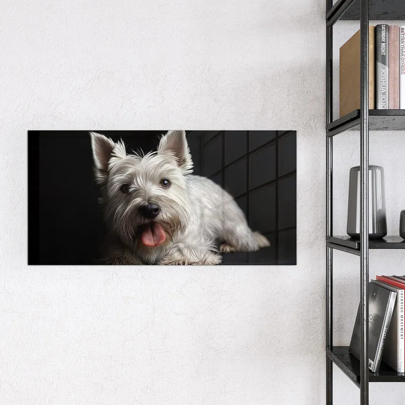 Magnettafel - Weißer Terrier
