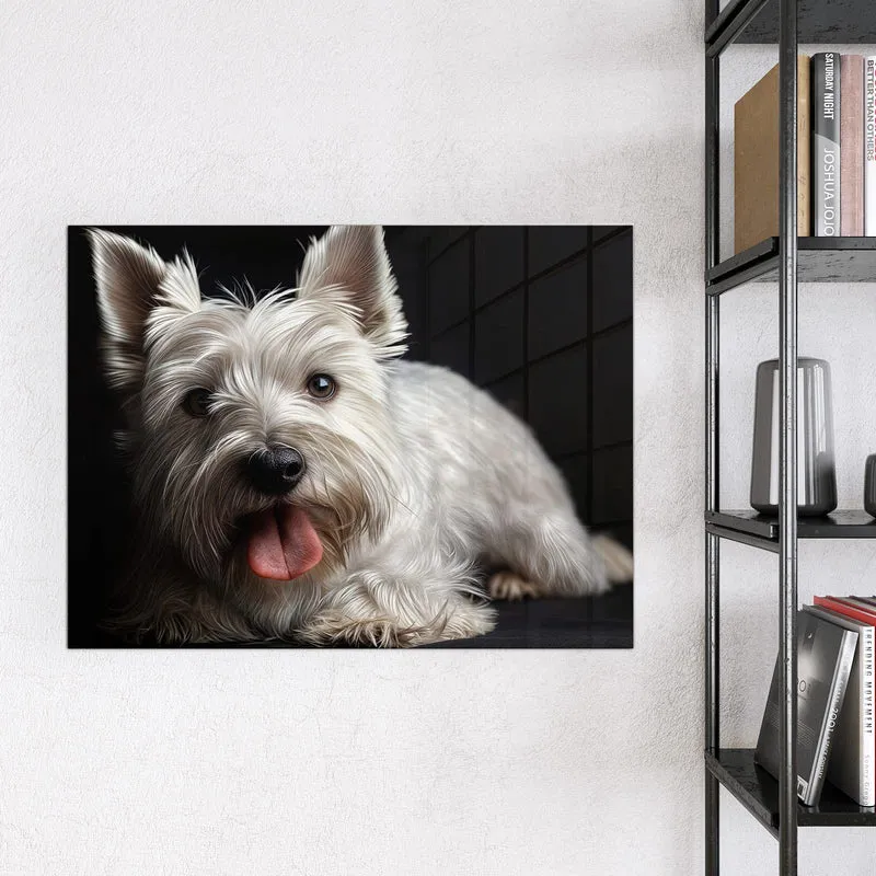 Magnettafel - Weißer Terrier