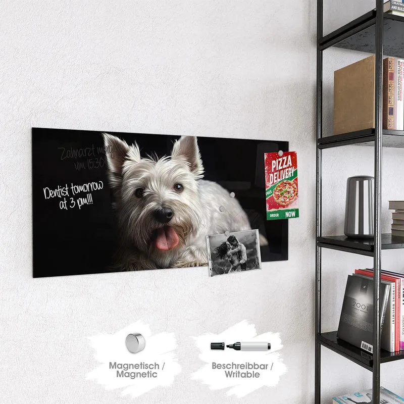 Magnettafel - Weißer Terrier