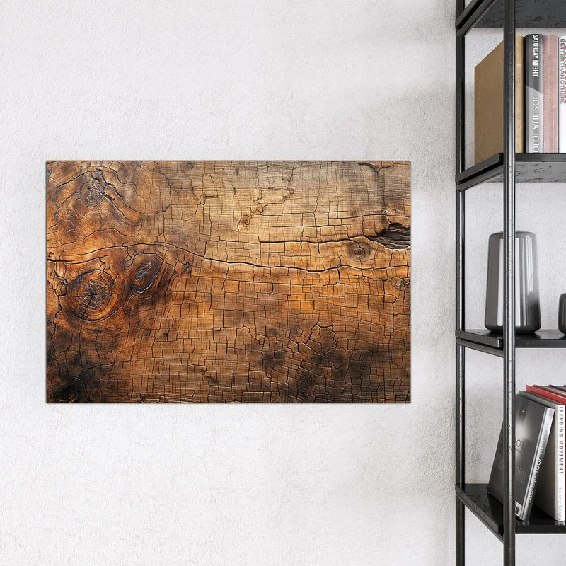 Magnettafel - Vintage Holzmaserung