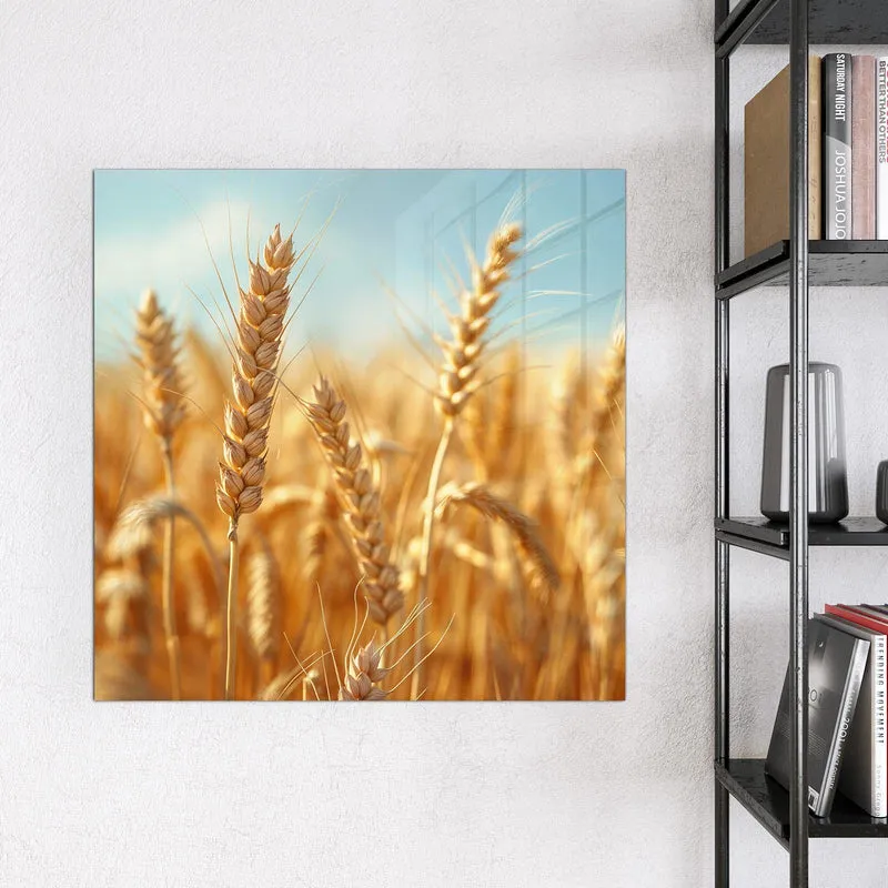 Magnettafel - Weizen im Sonnenlicht