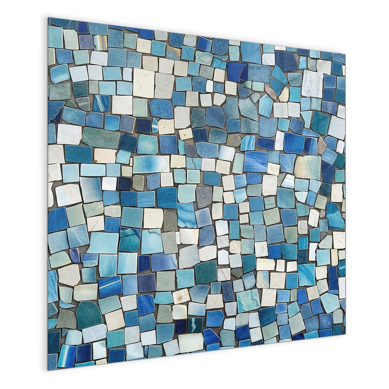 Magnettafel - Blaues Mosaik