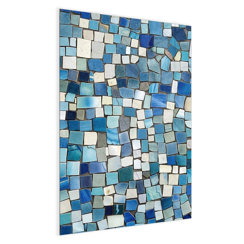 Magnettafel - Blaues Mosaik