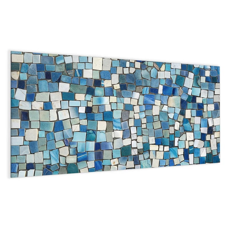 Magnettafel - Blaues Mosaik