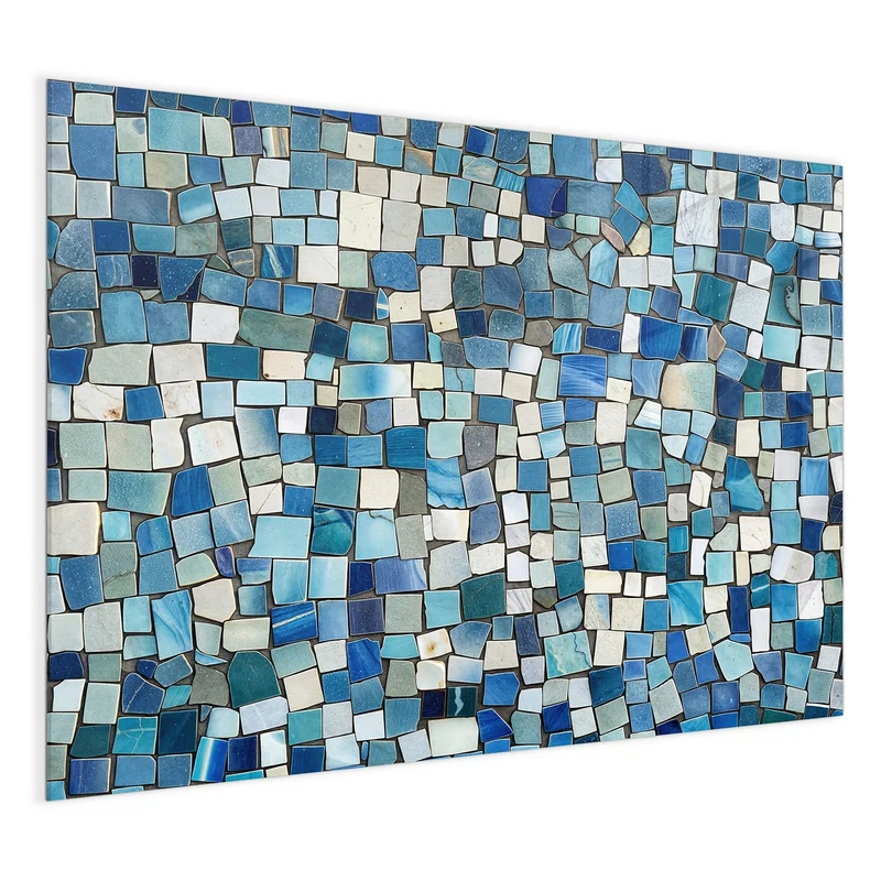 Magnettafel - Blaues Mosaik