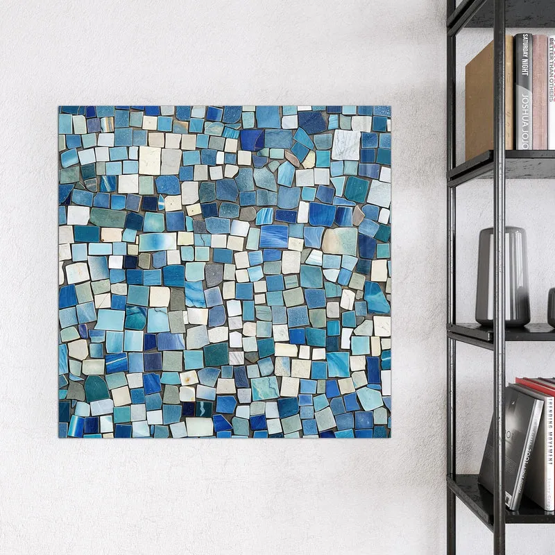 Magnettafel - Blaues Mosaik
