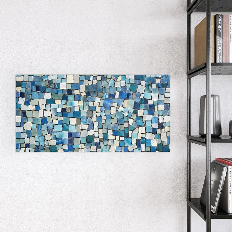 Magnettafel - Blaues Mosaik