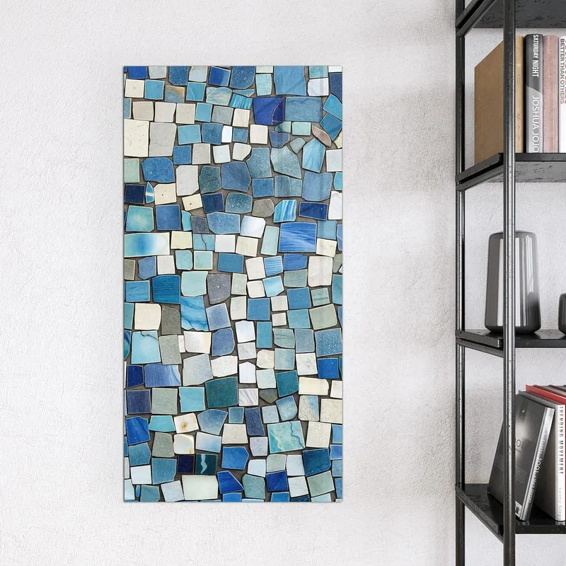 Magnettafel - Blaues Mosaik