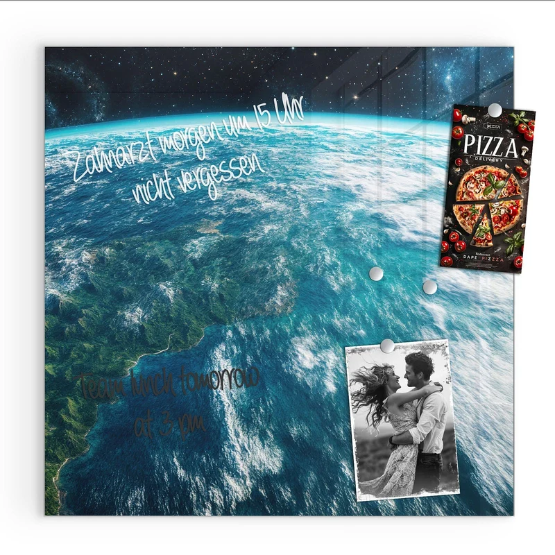 Magnettafel - Ozeane aus dem Orbit