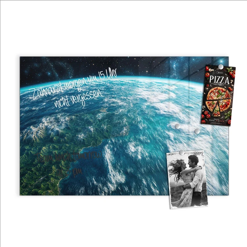 Magnettafel - Ozeane aus dem Orbit