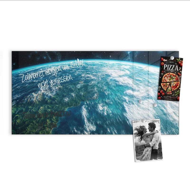Magnettafel - Ozeane aus dem Orbit