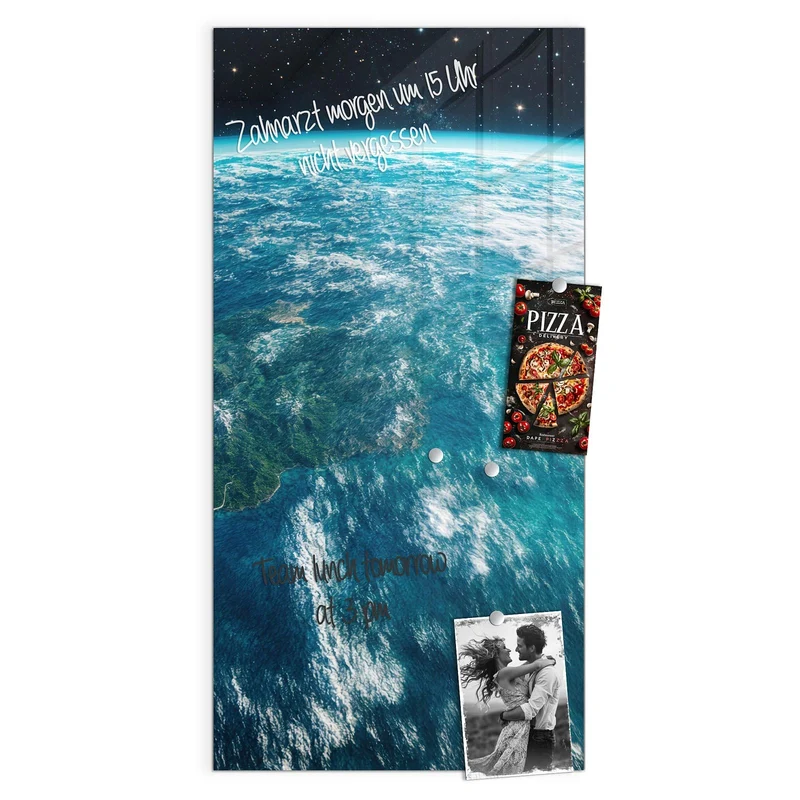 Magnettafel - Ozeane aus dem Orbit