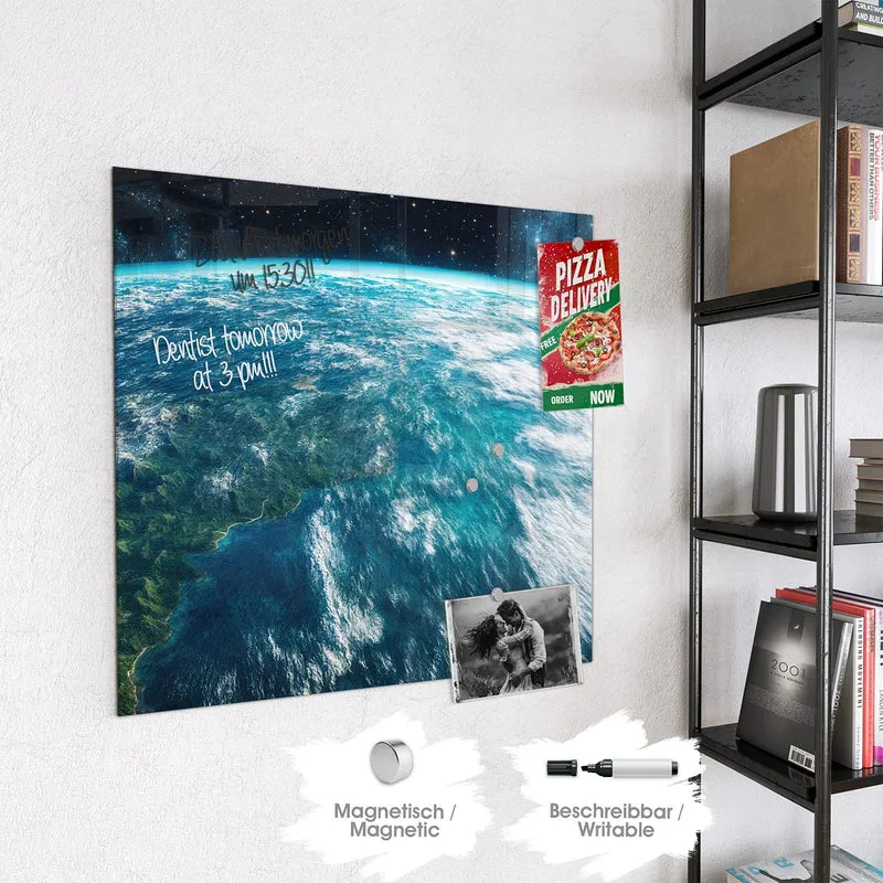 Magnettafel - Ozeane aus dem Orbit