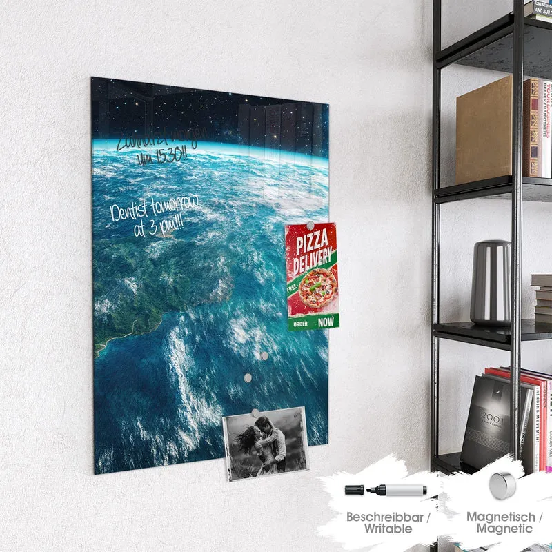 Magnettafel - Ozeane aus dem Orbit