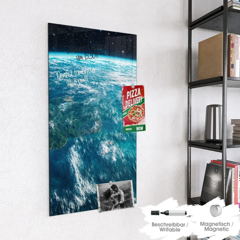 Magnettafel - Ozeane aus dem Orbit