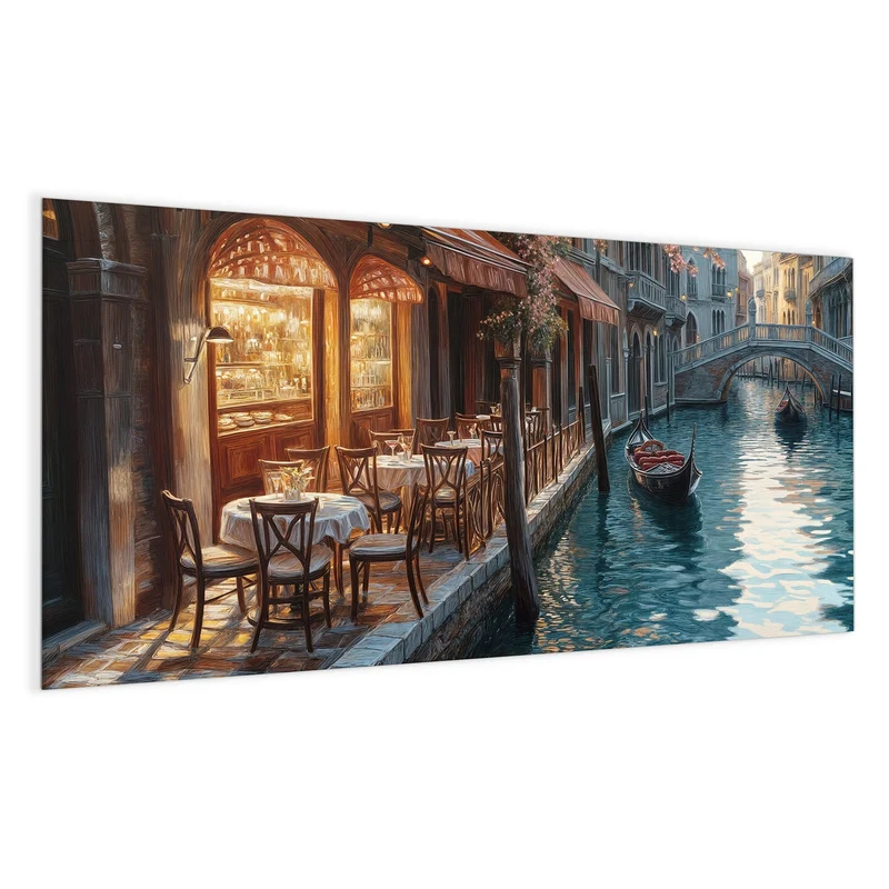 Magnettafel - Kanalcafé in Venedig