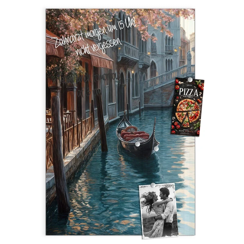 Magnettafel - Kanalcafé in Venedig