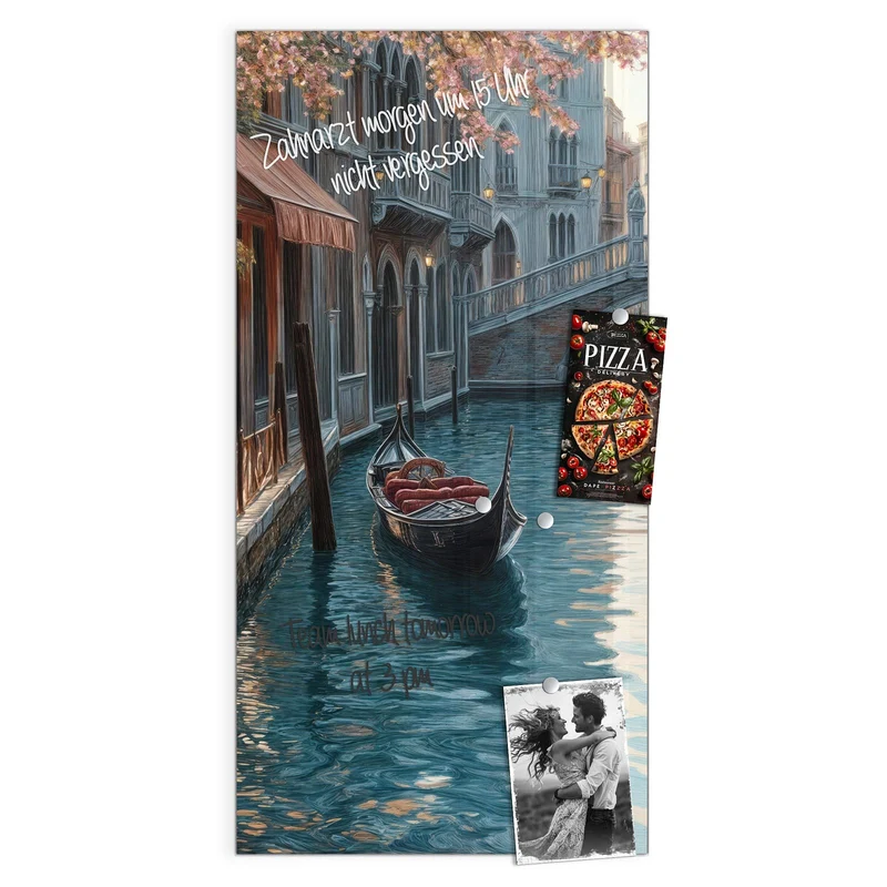 Magnettafel - Kanalcafé in Venedig