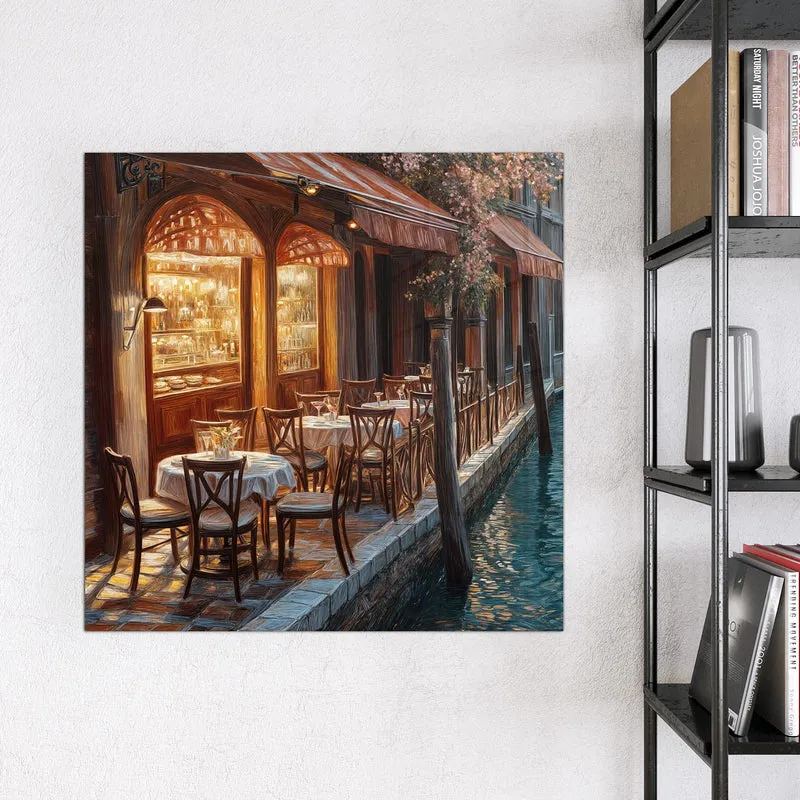 Magnettafel - Kanalcafé in Venedig