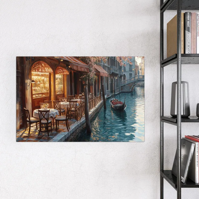 Magnettafel - Kanalcafé in Venedig