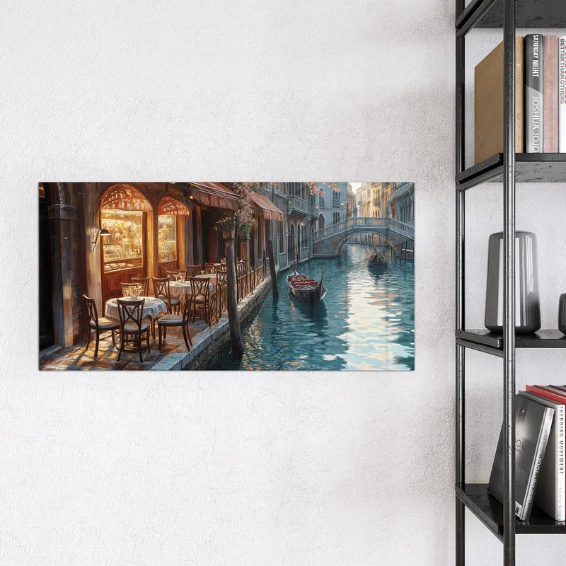 Magnettafel - Kanalcafé in Venedig
