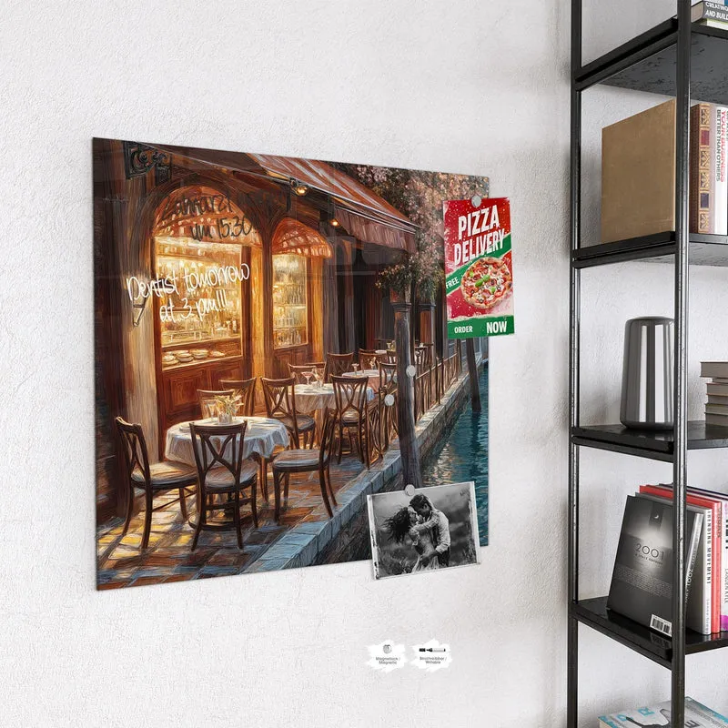 Magnettafel - Kanalcafé in Venedig