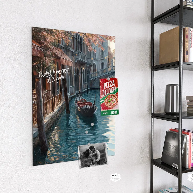Magnettafel - Kanalcafé in Venedig