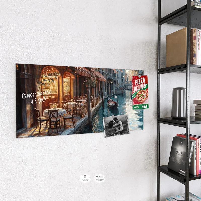 Magnettafel - Kanalcafé in Venedig