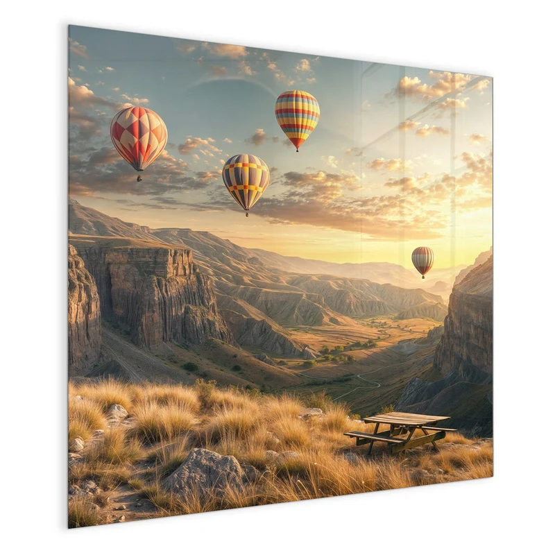 Magnettafel - Heißluftballons