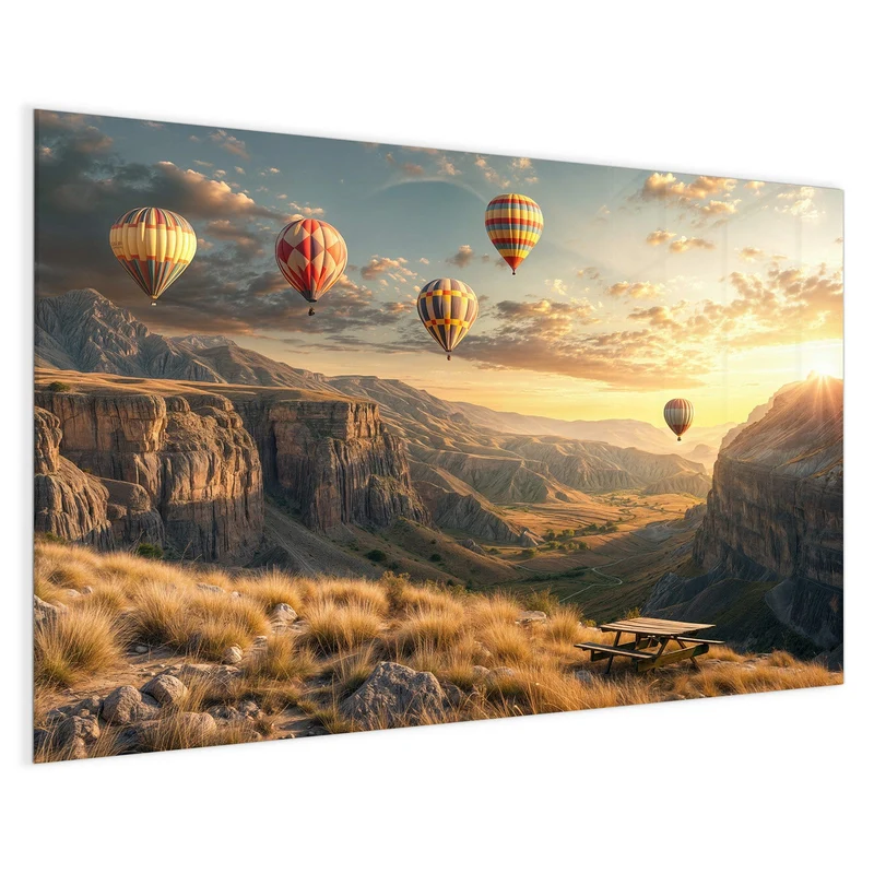Magnettafel - Heißluftballons