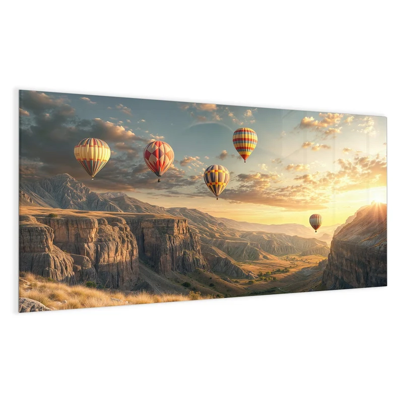 Magnettafel - Heißluftballons
