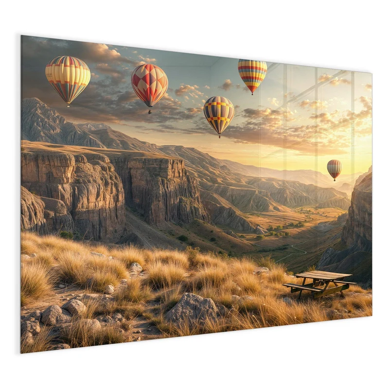 Magnettafel - Heißluftballons