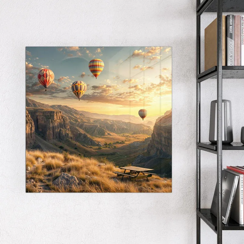 Magnettafel - Heißluftballons