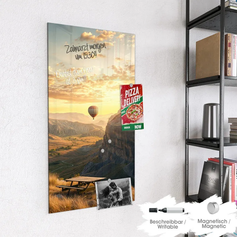 Magnettafel - Heißluftballons