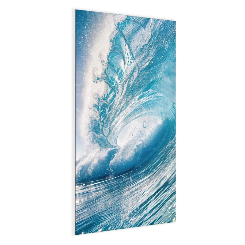 Magnettafel - Blaue Welle mit Gischt