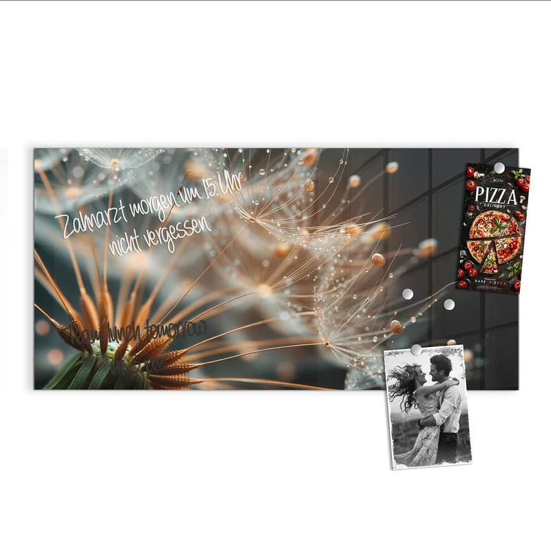 Magnettafel - Pusteblumenperlen