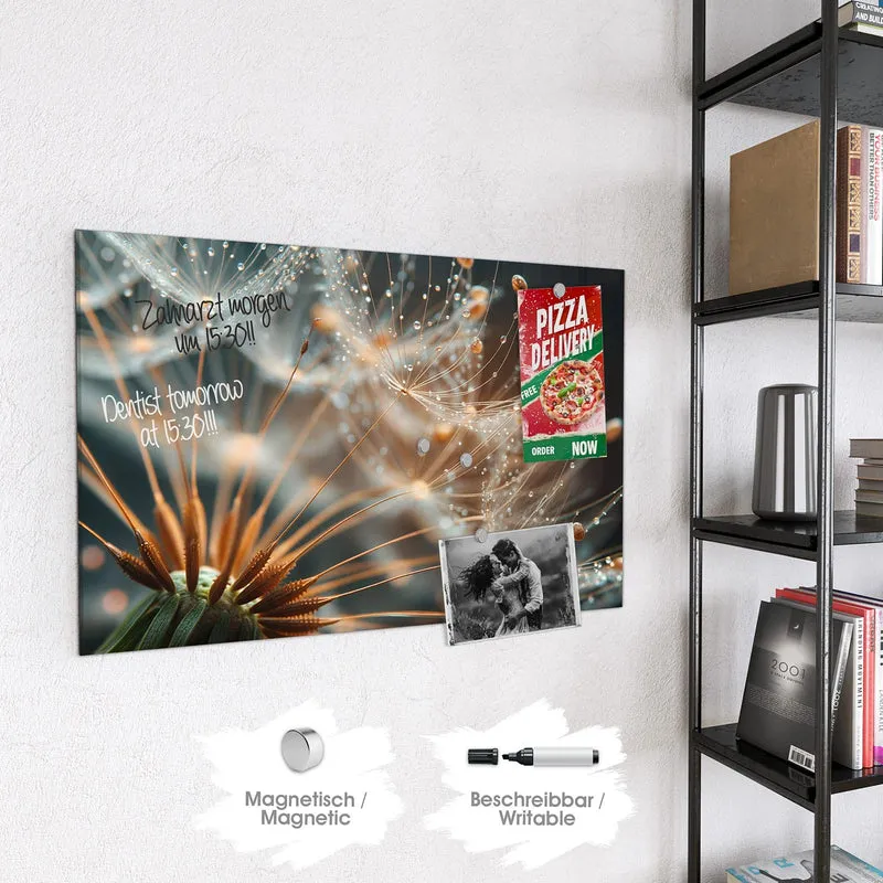 Magnettafel - Pusteblumenperlen